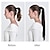 cheap Ponytails-Straight Ponytail Extensions Long Wrap Around Synthetic Hair Piece Clip In Ponytail Hair Extensions  Synthetic Hair 28 Inch 150G