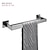 cheap Towel Bars-Towel Rack Holder for Bathroom,Stainless Steel Tower Bar Wall-mounted Bathroom Hardware Accessories Tower Bar 30-60cm(Black/Chrome/Golden/Brushed Nickel)