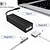 זול כבלים ומתאימים-Unestech USB 3.0 USB C רכזות 1 נמלים תומך ברעם 3 רכזת USB עם חֲזִיז אספקת חשמל עבור