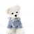 halpa Koiran vaatteet-koiran takki villapaita ruudullinen / shekki rento / päivittäin söpö rento / päivittäin talvikoiran vaatteet pentuvaatteet koiran asut lämmin sininen pinkki puku koira polysteri