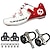 Недорогие Обувь для велоспорта-SIDEBIKE Взрослые Велообувь с педалями и шипами Обувь для шоссейного велосипеда Углеволокно Амортизация Велоспорт Red and White Муж. Обувь для велоспорта / Дышащая сетка