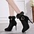 cheap Women&#039;s Boots-Women&#039;s Boots Stiletto Heel Boots Daily Solid Colored Booties Ankle Boots Stiletto Heel Pointed Toe Basic Casual PU Zipper Black