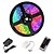 cheap LED Strip Lights-LED Strip Lights Waterproof RGB 5M Tiktok Lights 300 LEDs 2835 8mm Flexible and IR 44Key Remote Control Linkable Self-adhesive Color-changing