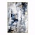 abordables Peintures Abstraites-Peinture à l&#039;huile Hang-peint Peint à la main Verticale Abstrait Paysage Contemporain Moderne Toile roulée (sans cadre)