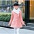 cheap Outerwear-Girls&#039; Jacket &amp; Coat Red Pink Patchwork Daily / Fall / Winter / Spring / Long