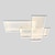 economico Lampade da soffitto con dimmer-1 luce 68 cm applique / plafoniere da incasso plafoniera led alluminio lineare finiture verniciate moderno contemporaneo 85-265v