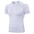 cheap Running Tops-Men&#039;s Compression Shirt Running Shirt Tee Tshirt Top Athletic Athleisure Summer Breathable Quick Dry Moisture Wicking Fitness Gym Workout Performance Running Training Sportswear Solid Colored White