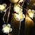 お買い得  ＬＥＤライトストリップ-3 メートル 20 led フラワーストリングライトフランジパニライト家の装飾のための妖精ライト花輪花輪屋外ウェディングパーティー装飾ランプ