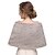 cheap Faux Fur Wraps-Sleeveless Shawls Faux Fur Wedding / Party / Evening Women&#039;s Wrap With Solid / Crystal Floral Pin