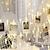billige LED-stringlys-LED Photo Clip Copper String Lights 3M 9.8ft 20 LED Photo Clips Starry Fairy for Hanging Pictures Cards Bedroom Wall Decorations Home Décor