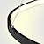 baratos Design Circular-1 luz LED pendente 40cm 60cm 80cm alumínio acrílico círculo ouro branco preto pintado acabamentos regulável para casa moderna cozinha simples quarto 25w 38w 50w regulável apenas com controle remoto