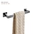 cheap Towel Bars-Towel Bar Stainless Steel Bathroom Shelf Electroplated Towel Rail Bathroom Single Rod Wall Mounted 1PC Chrome and Painted Finish