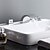 cheap Multi Holes-Bathroom Sink Faucet - Waterfall Chrome Widespread Two Handles Three HolesBath Taps / Brass