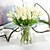 זול פרח מלאכותי-10 יחידות pu בסגנון מודרני זר פרחים שולחן שולחן 32 ס&quot;מ/13&quot;, פרחים מזויפים לחתונה קשת גן קיר בית מסיבה בית מלון סידור משרד קישוט