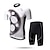 cheap Men&#039;s Clothing Sets-21Grams Men&#039;s Short Sleeve Cycling Jersey with Shorts Summer Lycra Black / Red Black / Yellow Green Gradient Bike Clothing Suit Breathable Ultraviolet Resistant Quick Dry Back Pocket Limits Bacteria