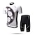 preiswerte Herrenbekleidungs-Sets-21Grams Herren Radtrikot mit Radhose fahrradbekleidung set Kurzarm MTB Mountain Rennrad Grün Weiss + grau Himmelblau Farbverlauf Fahhrad Sportkleidung Atmungsaktiv UV-resistant Rasche Trocknung