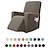 billige Ligge- og lænestole-hvilestol stretch sofabetræk slipcover elastisk sofa beskytter med lomme til tv fjernbetjening bøger almindelig ensfarvet blød holdbar
