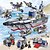 Χαμηλού Κόστους Τουβλάκια Κτισίματος-Building Blocks 692 pcs Military compatible ABS Resin Legoing Simulation Plane Boat Climbing Car All Toy Gift