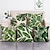 baratos estilo floral e plantas-1 conjunto de 5 peças de folha verde da série botânica capa de almofada decorativa moderna capa de almofada decorativa para quarto quarto quarto sofá cadeira carro almofada exterior para sofá sofá