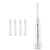cheap Toothbrushes &amp; Accessories-New Style Electric Toothbrush Sonic Vibration 5 Gears Adult Household Fur Base Charging Waterproof ‘s Electric Toothbrush 4 Brush Heads