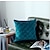 abordables Coussins tendances-Coussins décoratifs 1 housse de coussin en velours super doux, taie d&#039;oreiller carrée décorative pour lit, canapé, banc, 45,7 x 45,7 cm, rose, bleu, vert sauge