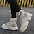 olcso Munkacsizma-Férfi Csizmák Munka csizma Magasító cipők Kényelmes cipők Gyalogló Szüret Alkalmi Szabadtéri Napi Vászon Bokacsizmák Fém csat Fekete Bézs Szürke Nyár Tavasz Ősz