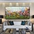 cheap Oil Paintings-Mintura Hand Painted Flowers Landscape Oil Paintings on Canvas Modern Abstract Wall Picture Art Posters For Home Decoration Ready To Hang With Stretched Frame