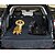 economico Essenziali da viaggio per cani-Cane Fodera per sedile auto Pad mat Ompermeabile Oxford Tela Piccolo cane Cane medio Cane grande Viaggi Nero