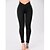 cheap Yoga Leggings &amp; Tights-Women&#039;s Yoga Pants Tights Leggings Bottoms Tummy Control Butt Lift Fashion Rough Black Black Yoga Fitness Gym Workout Winter Summer Sports Activewear Stretchy