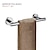 billige Håndklestenger-håndklestang i rustfritt stål baderomshylle enkel stang veggmontert ny design 1 stk 30/40/45/50/60cm