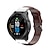 voordelige Garmin horlogebanden-Horlogeband voor Garmin Fenix 7S / 6S / 5S / 5S Plus Echt leer Vervanging Band Leren lus Zakelijke band Polsbandje
