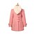 cheap Outerwear-Girls&#039; Jacket &amp; Coat Red Pink Patchwork Daily / Fall / Winter / Spring / Long