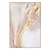 お買い得  抽象画-インテリア雑貨 油絵 100％ 手作り 手描き 壁アート キャンバス 金色 ピンク 大理石 垂直 抽象的 風景 現代的 モダン 家の装飾 装飾 ロールキャンバスフレームなしストレッチなし