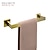 cheap Towel Bars-Bathroom Accessory Set Stainless Steel Include Single Towel Bar Toilet Paper Holder Robe Hook and Towel Shelf Wall Mounted Golden 1 or 3 or 4 pcs