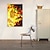 billiga Oljemålningar-Hang målad oljemålning HANDMÅLAD Vertikal Abstrakt Moderna Inkludera innerram / Sträckt kanfas