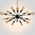 billige Sputnikdesign-12/18/20 hoder designere lysekrone metall pendel lys sputnik malte finish tradisjonelle / klassiske 110-120v / 220-240v