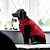 お買い得  犬用服-フリース裏地の極暖ドッグパーカー冬用小型犬用ジャケット子犬コートフード付き、レッド（xs-xxxl）