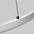 olcso Kör-60 cm-es led medál fénygyűrű kör design északi egyszerű modern kortárs fekete fém akril festett befejez 110-120v 220-240v