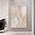 cheap Abstract Paintings-Oil Painting 100% Handmade Hand Painted Wall Art On Canvas Golden Pink Marble Vertical Abstract Landscape Comtemporary Modern Home Decoration Decor Rolled Canvas No Frame Unstretched