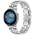 voordelige Samsung horlogebanden-Slimme horlogeband voor Samsung Galaxy Watch 5 Pro 45mm 4 Classic 42mm 46mm 3 41mm Active 2 40mm 44mm Gear Sport S3 Frontier S2 2 Neo Live Roestvrij staal Smartwatch Band Metalband Vervanging