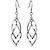 cheap Earrings-Drop Earrings Dangle Earrings For Women&#039;s Party Wedding Casual Alloy Twisted Drop Gold Silver
