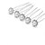 cheap Hair Jewelry-Women&#039;s Girls&#039; Hair Sticks Hair Jewelry For Wedding Party Evening Birthday Party Festival Flower Classic Imitation Pearl Silver Plated Alloy Silver 5pcs