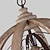 Недорогие Люстры-свечи-30 см люстра в стиле свечей дерево / бамбуковый шар барабан винтажный традиционный / классический 220-240v