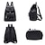 お買い得  リュックサック-女性用 PUレザー スクールバッグ バックパック 大容量 ボタン ジッパー 日常 ブラック