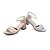 cheap Women&#039;s Sandals-Women&#039;s Sandals Chunky Heel Pointed Toe Block Heel Sandals Casual Daily Walking Shoes PU Buckle Sequin Color Block Gold Silver