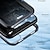 billige iPhone-etuier-anti peep magnetisk telefoncover til Apple helkropsetui flip iphone 13 12 11 pro max x xs xr 8 7 plus stødsikker flip gennemsigtig gennemsigtigt hærdet glas metal