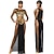 billiga Historiska- och vintagedräkter-Forntida Egypten Sexig kostym Cosplay-kostym Cleopatra Dam Halloween Fest Klänning