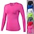 cheap Running Tops-YUERLIAN Women&#039;s Long Sleeve Compression Shirt Running Base Layer Sweatshirt Base Layer Top Top Athletic Winter Elastane Breathability Lightweight Stretchy Yoga Fitness Gym Workout Running Exercise