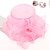 cheap Party Hat-Women&#039;s Party Hat Party Wedding Street Flower Solid Color Wine Pink Hat Fall Winter Spring Summer
