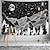 baratos tapeçaria de paisagem-Pintura japonesa estilo kanagawa onda tapeçaria de parede arte decoração cobertor cortina pendurada casa quarto decoração de sala de estar ukiyo-e mar tarô preto branco